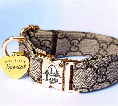 gucci pet limited edition|Gucci dog leash and collar.